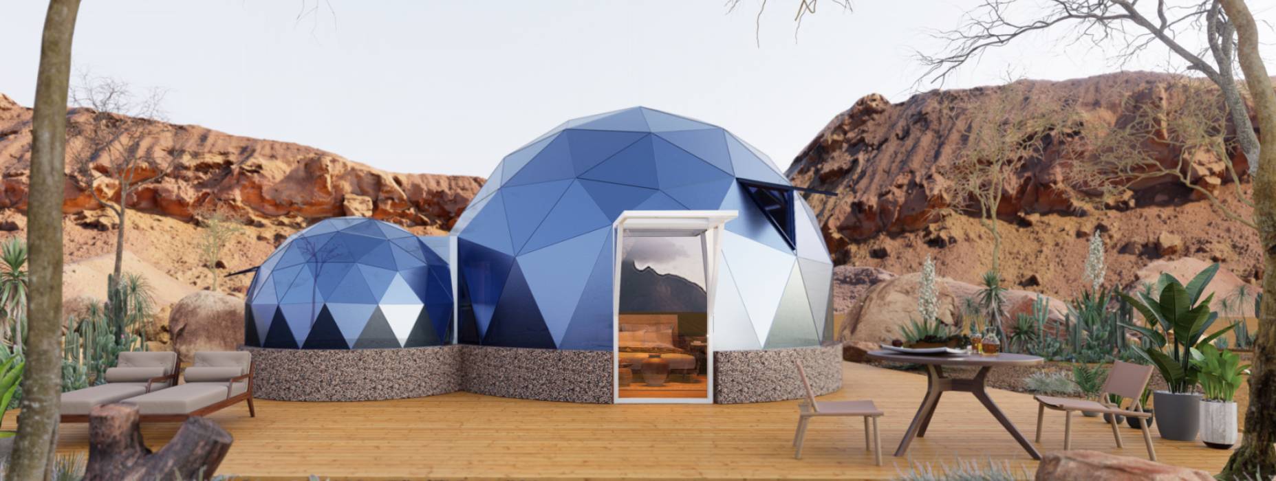 大悟县球形智能光伏玻璃星空房